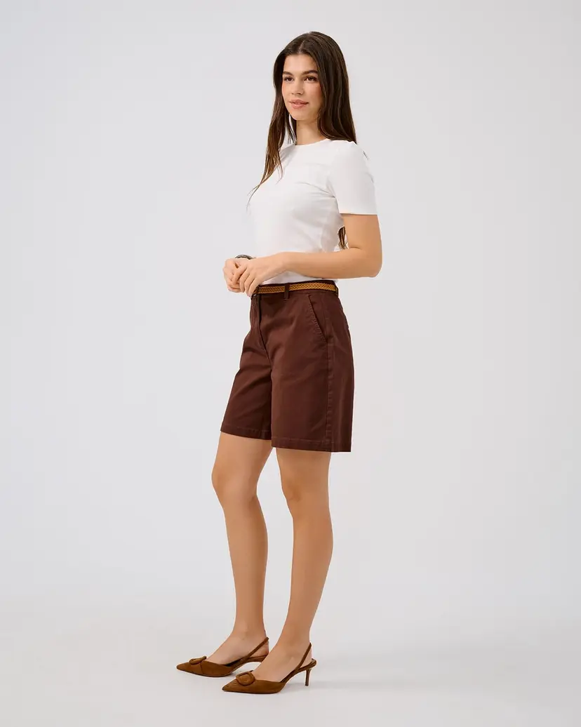 JDY Bermudashorts Chicago - Brun - Str L
