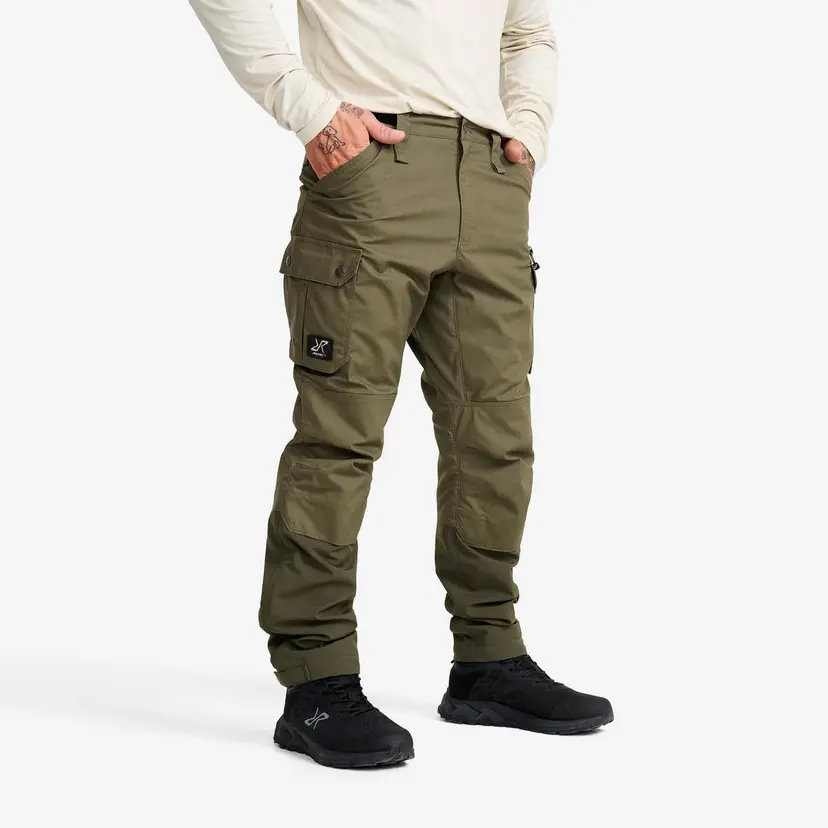 RevolutionRace Field Pro Warm Outdoor Pants Herre Grape Leaf/Forest Night