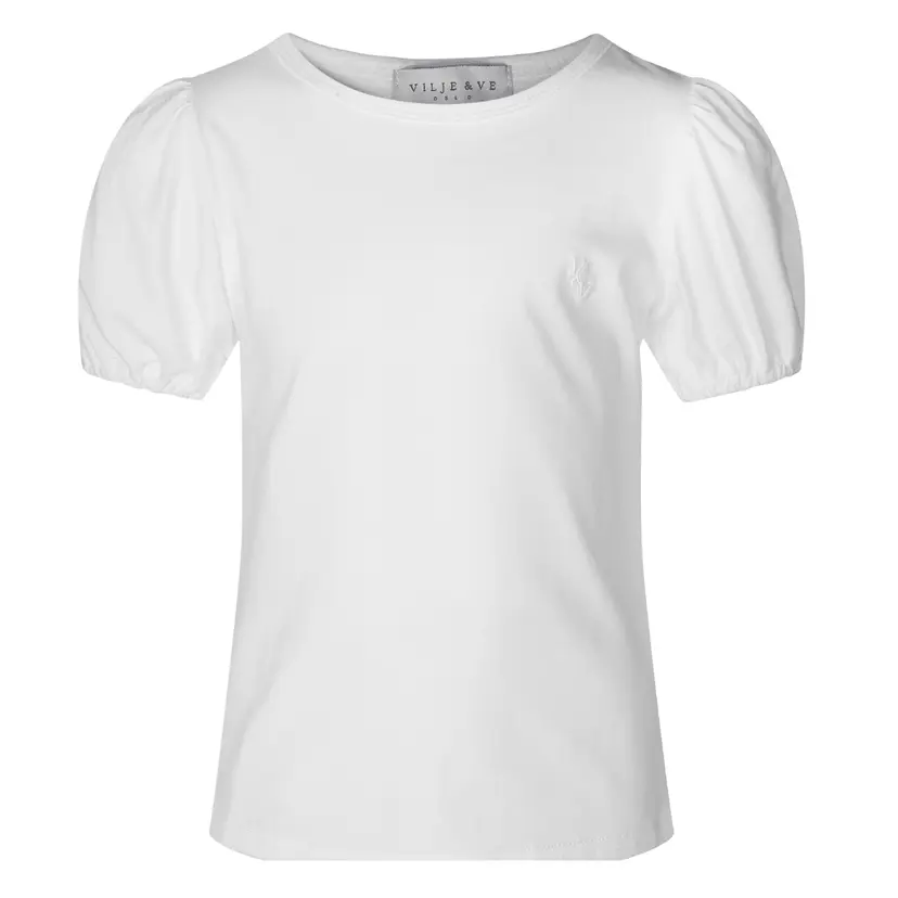 Vilje & Ve Vilje & Ve - T-skjorte med Pufferme Mia Off White