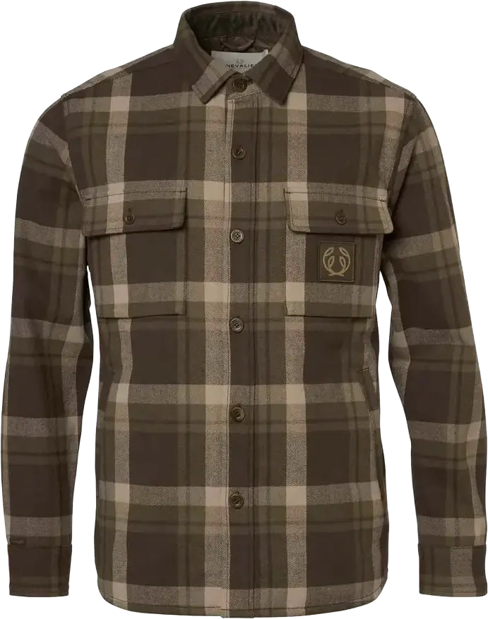 Chevalier Chevalier Men's Axe Overshirt Timber Brown Checked