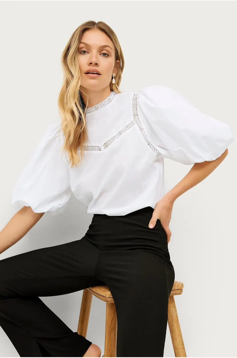 Ellos Collection Bluse Kiara - Hvit