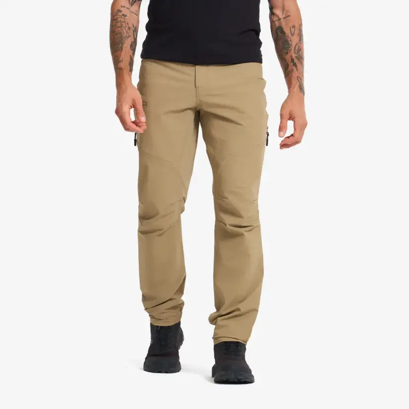 RevolutionRace Drift Outdoor Stretch Jeans Herre Lead Beige