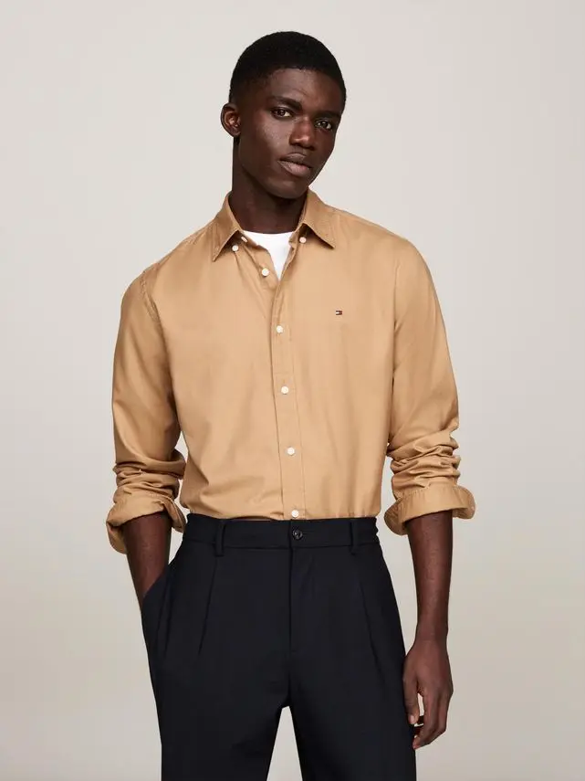 Tommy Hilfiger FLEX BRUSHED SOLID RF SHIRT