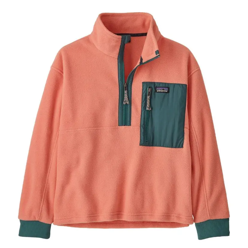 Patagonia Patagonia - Kids Microdini 1/2-Zip Fleece Pullover Peak Pink