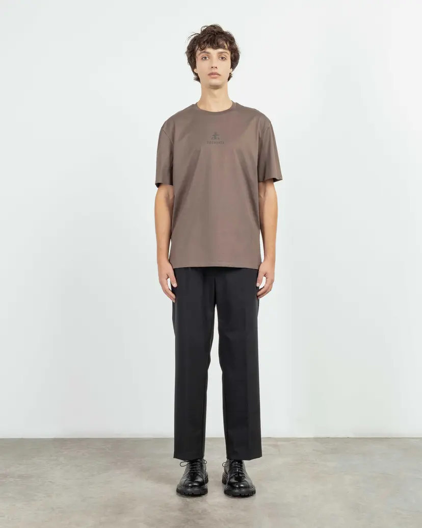 Premiata T-shirt Premiata PA1017 Castanho