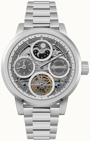Ingersoll Ingersoll Herreklokke I16002 The Arc Sølvfarget/Stål Ø44 mm