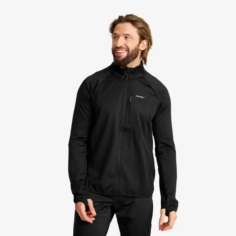 RevolutionRace Pace Wind Jacket Herre Black