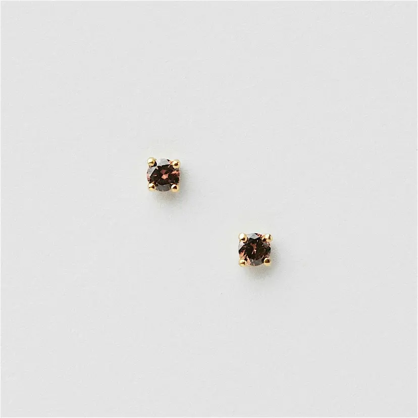 Safira The One Espresso Studs