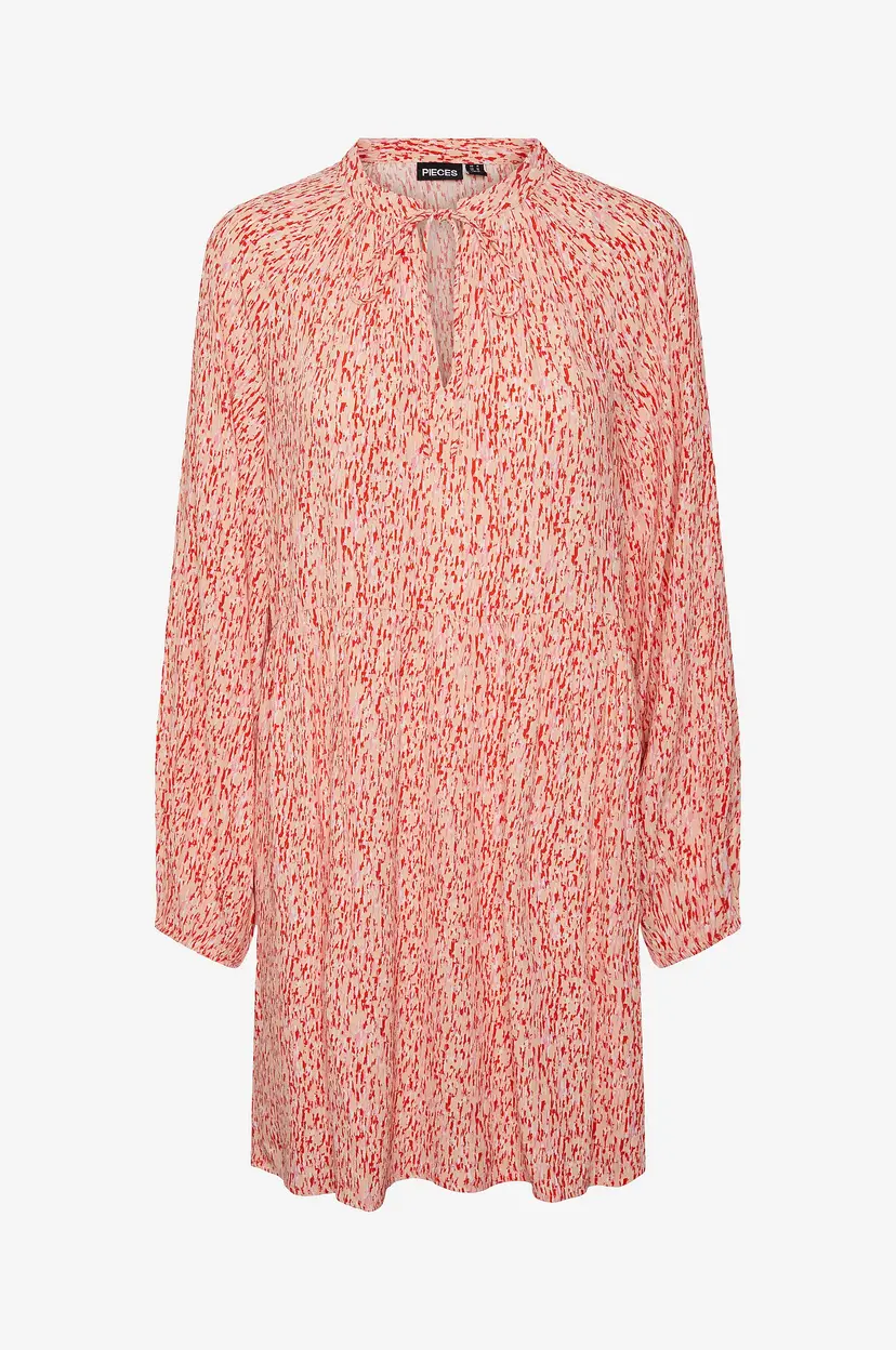 Pieces Kjole pcMaxine LS Dress - Rosa