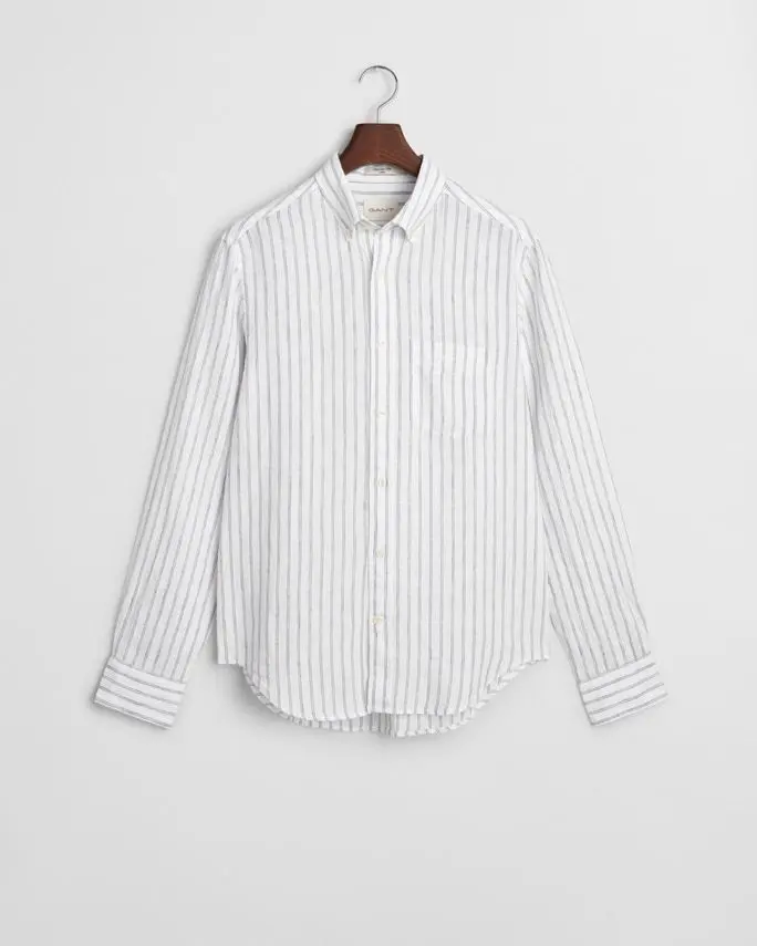 Gant REG LINEN STRIPE SHIRT