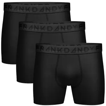 Frank Dandy Frank Dandy 3P Legend Organic Boxers Svart økologisk bomull Large Herre