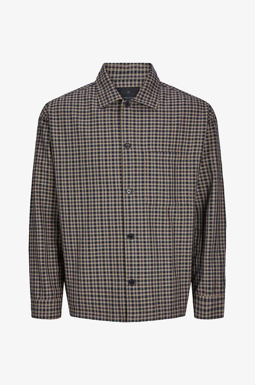 Jack & Jones Overtreksskjorte jprBlamadison L/S Overshirt BF - Svart