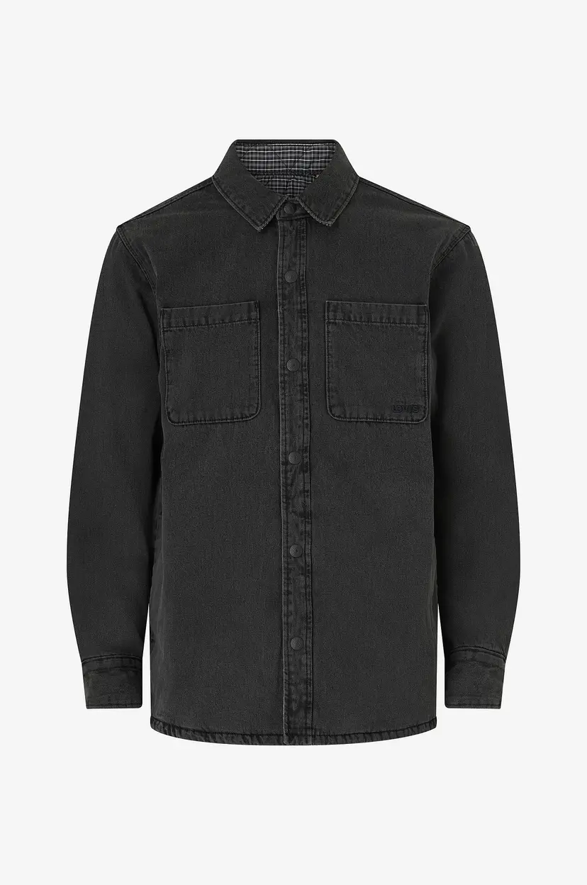 Levi's Overtreksskjorte Bryant Padded Rev Oversh - Svart