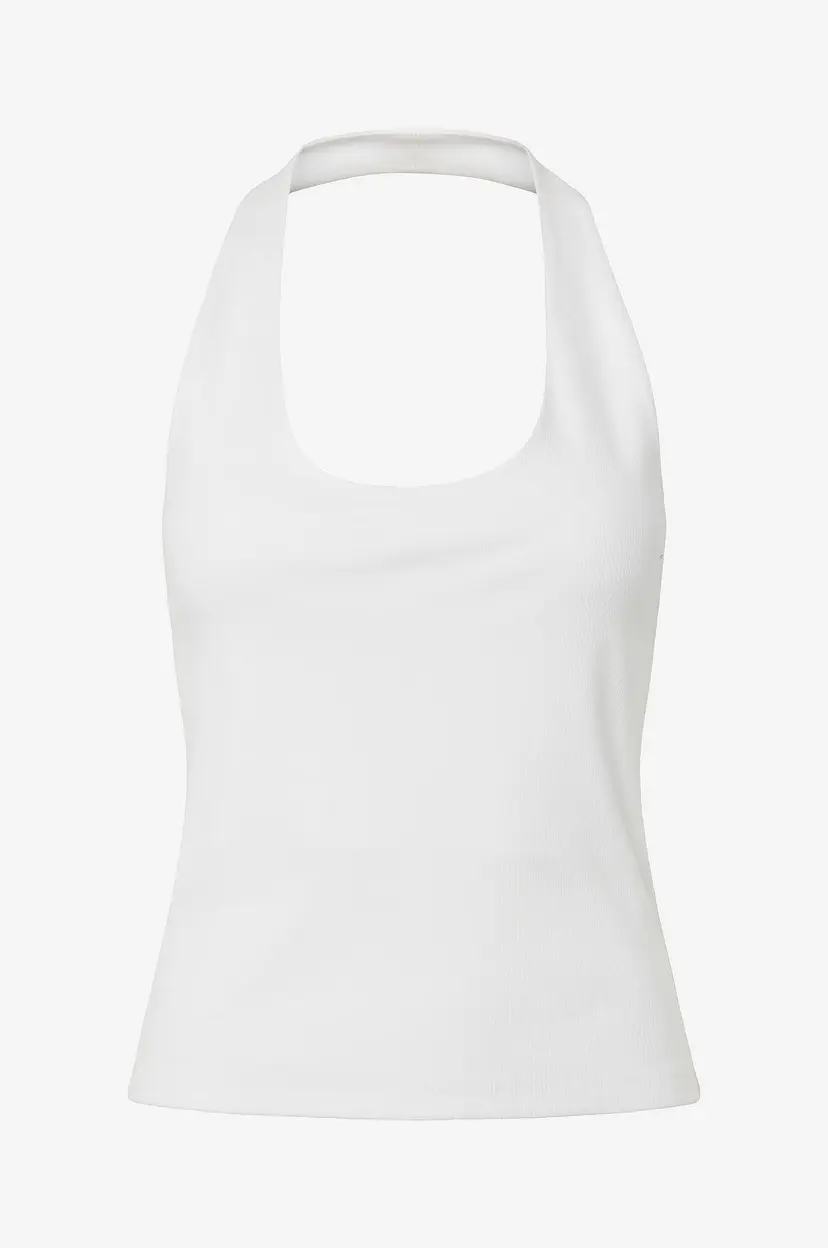 Pieces Topp pcMay Halterneck Top Jrs BC - Hvit