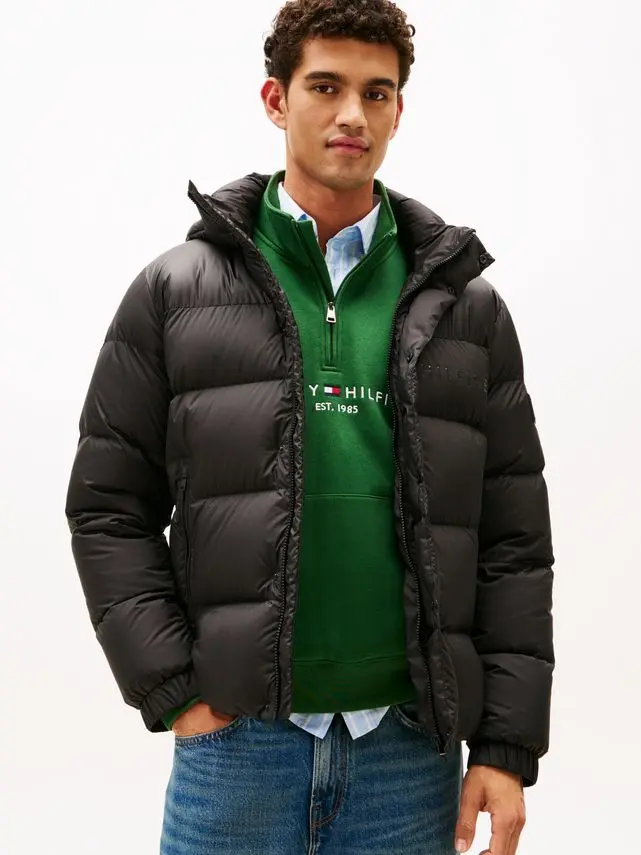 Tommy Hilfiger MIX DOWN HOODED PUFFER