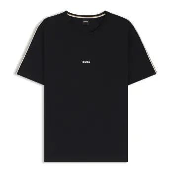 BOSS BOSS Unique T-Shirt Svart/Hvit bomull Large Herre