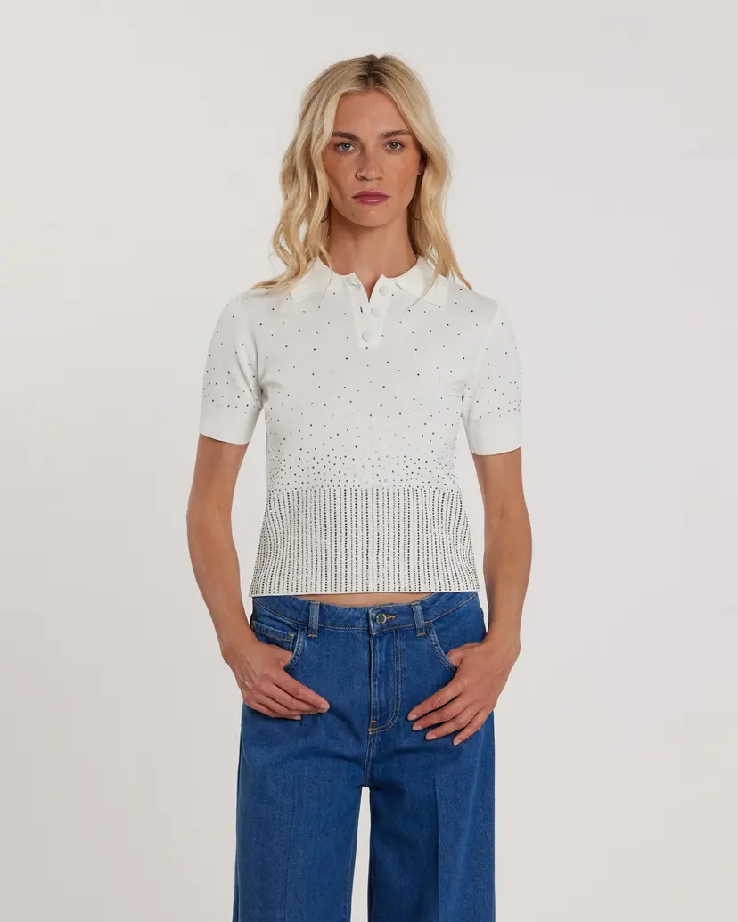 Relish Relish Keram White Knitted sweatshirt