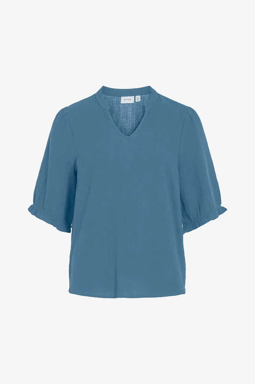 Vila Bluse viLania 2/4 Top - Blå