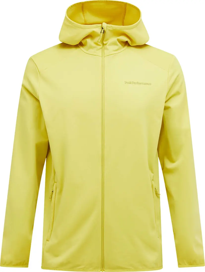 Peak Performance Peak Performance Men's Light Zip Hood Canary Lime