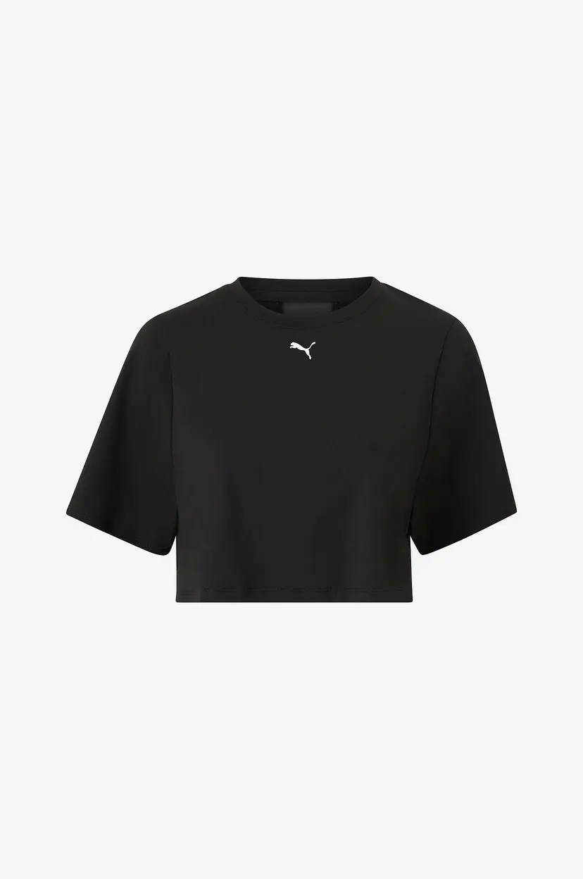 Puma Treningstopp W Cloudspun Mesh Tee - Svart