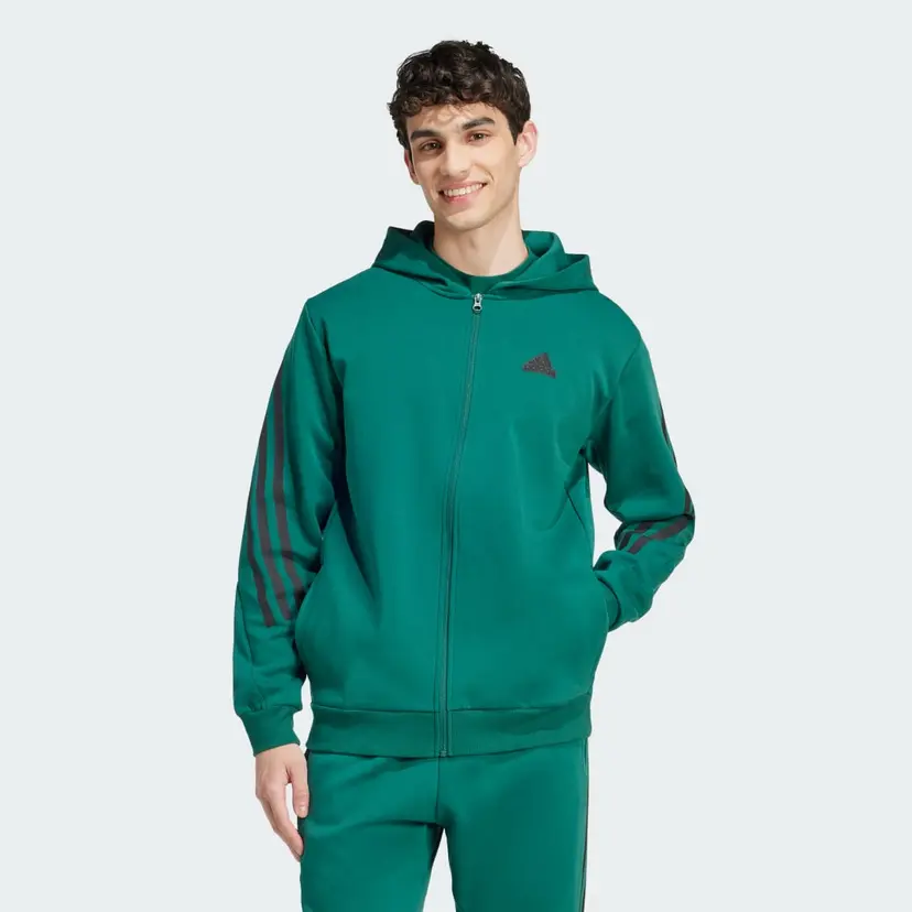 Adidas Future Icons 3-Stripes Full Zip Hettegenser