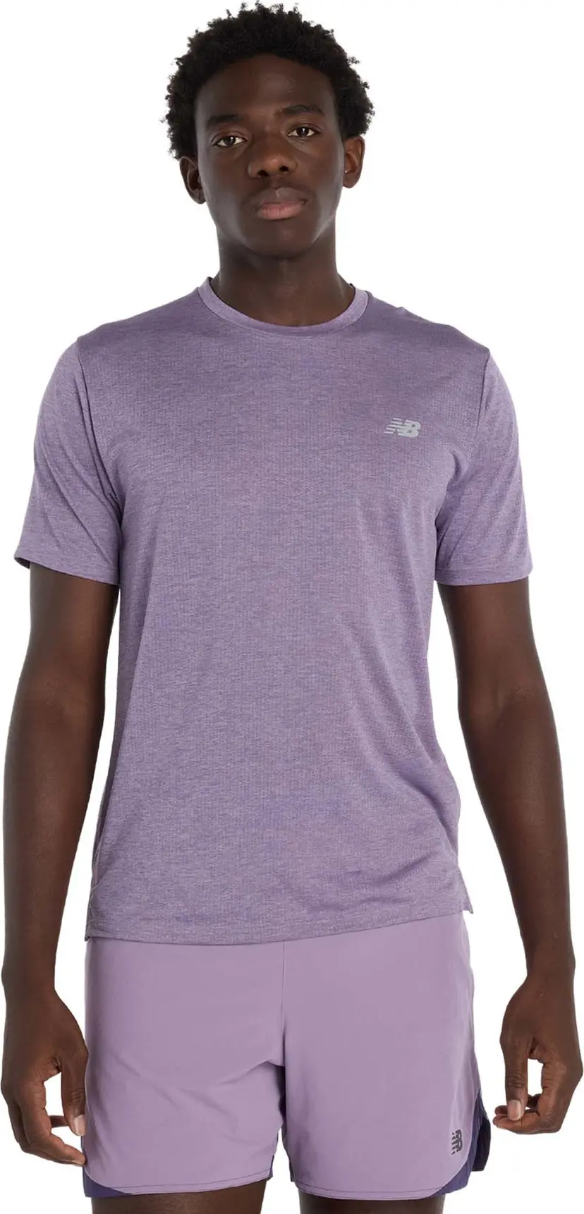 New Balance New Balance Men's Athletics T-Shirt Candied Violet Heather