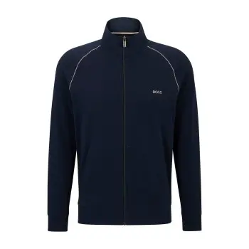 BOSS BOSS Mix and Match Zip Jacket Mørkblå bomull Medium Herre