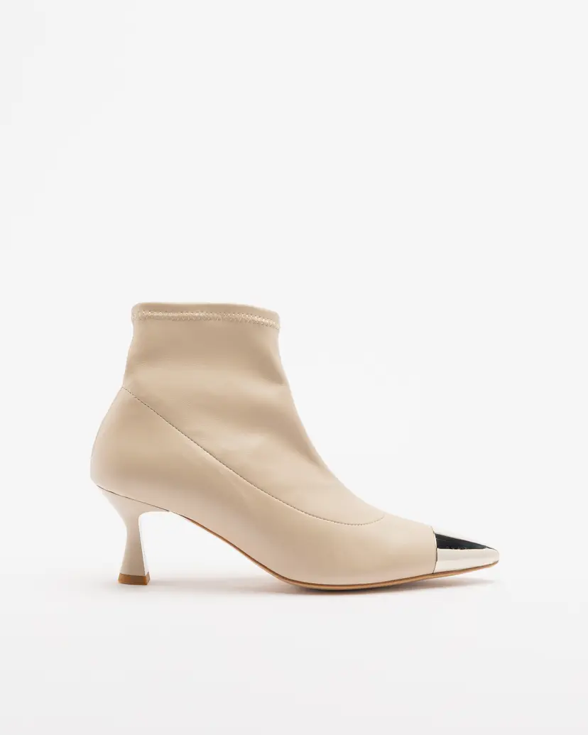 PROF PROF 2014 Beige Ankle Boots