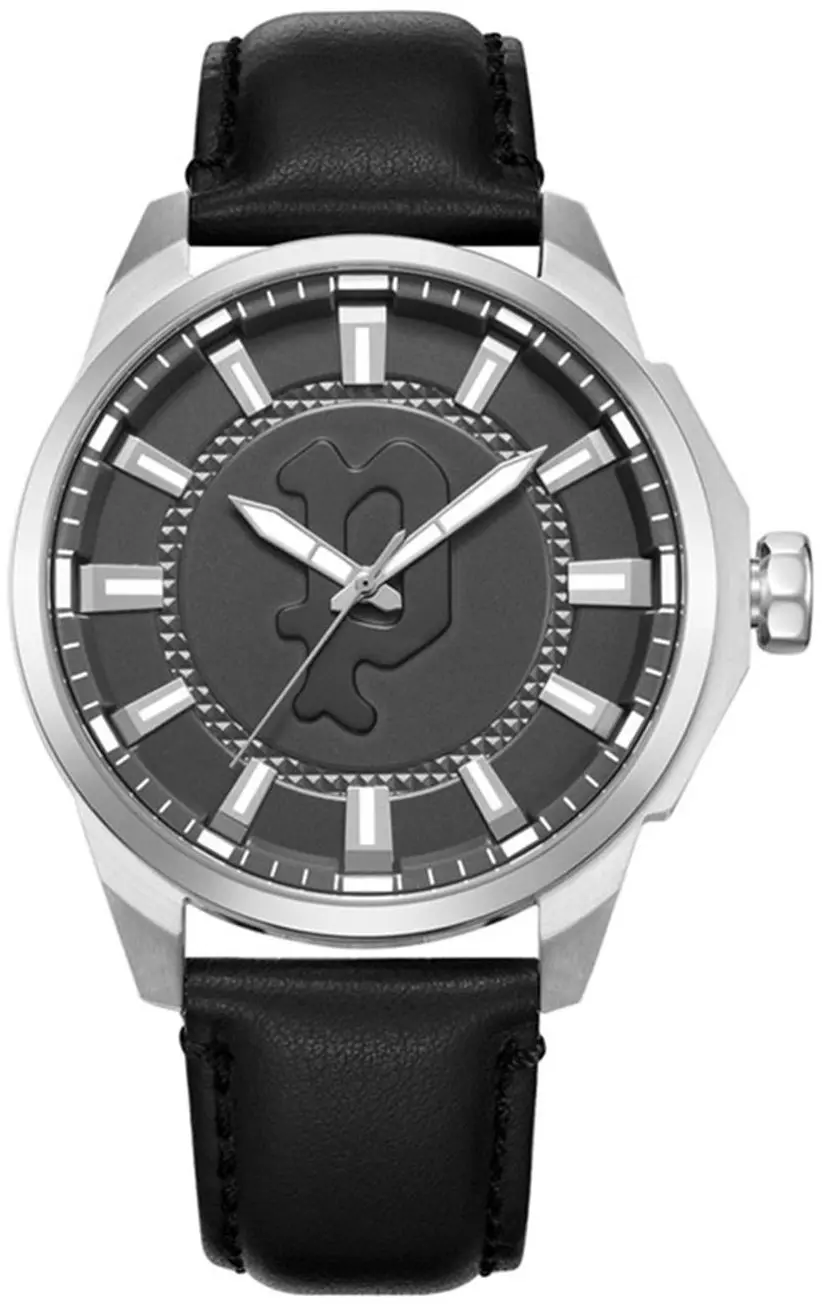 Police Police Herreklokke PEWJA2204305 Kaweka Grå/Lær Ø46 mm