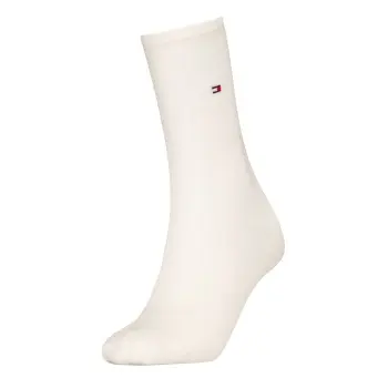 Tommy Hilfiger Tommy Hilfiger Strømper Women Premium Soft Silk Socks Offwhite Str 35/38 Dame