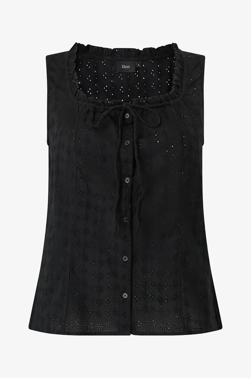 Zizzi Bluse eLuna S/L - Svart