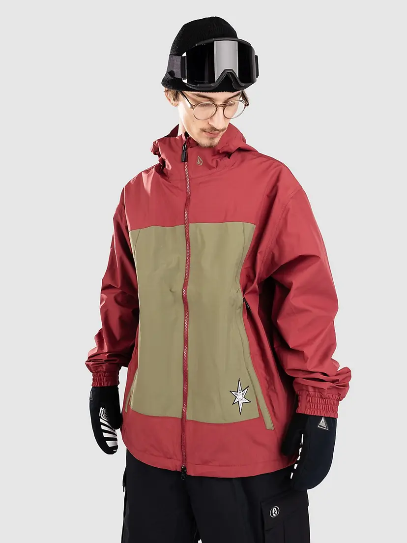 Volcom Volcom Arthur 3L Jakke rød