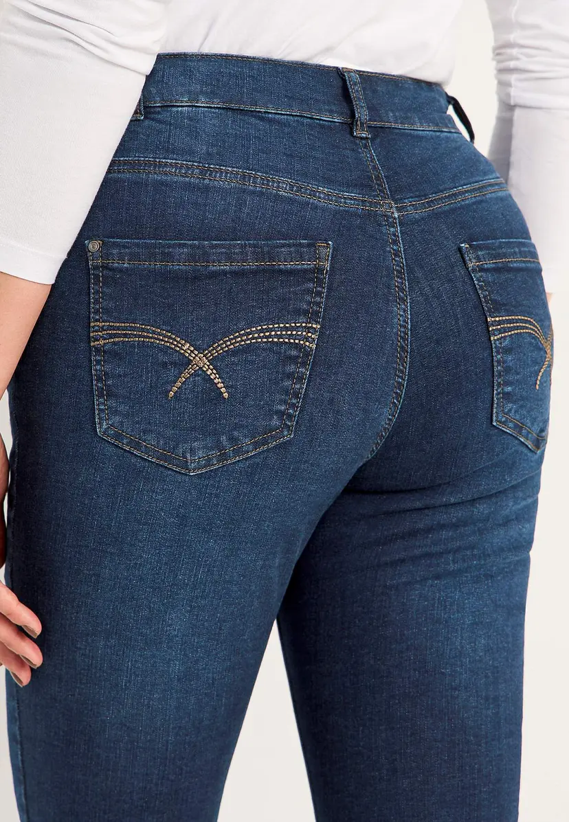 Cellbes of Sweden Jeans med strikk i sidene - to lengder Elsa