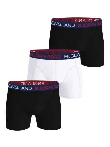 Björn Borg Cotton Stretch Boxers England 3-pack
