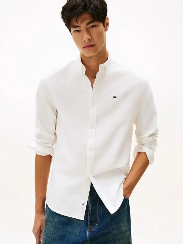 Tommy Jeans TJM REG OXFORD SHIRT EXT