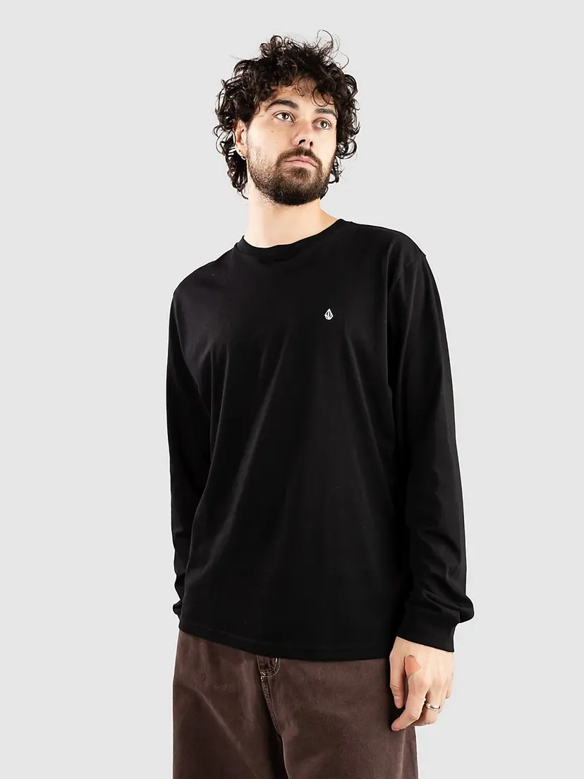 Volcom Volcom Stone Blanks Bsct Langermet T-skjorte svart