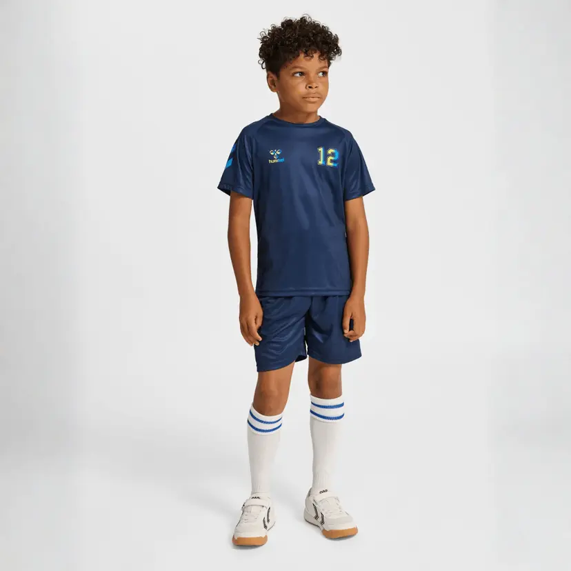 Hummel Barn Hummel - Treningssett 2-delt Dress Blues/ Limeade