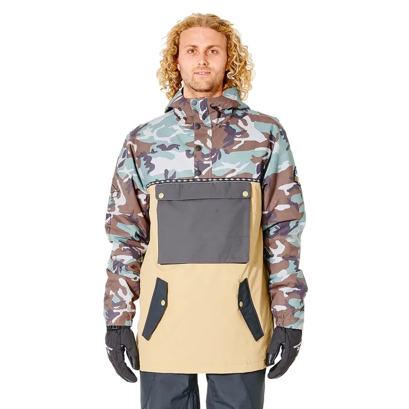 Rip Curl Rip Curl Men's Primative Anorak Jacket Dark Khaki