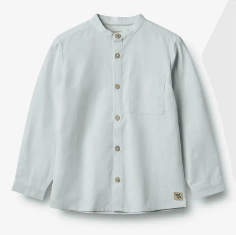 Wheat Wheat, Skjorte L/S Willum, Light Blue chambray