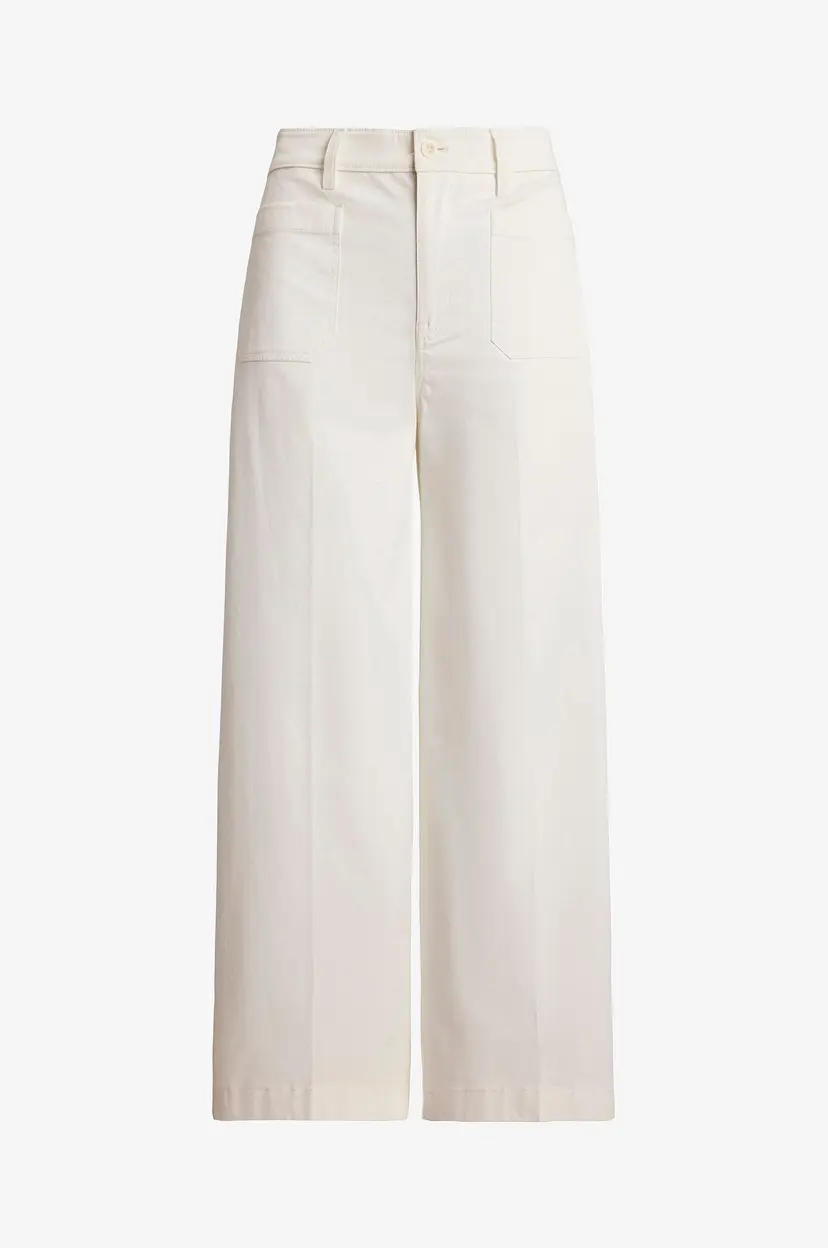 Lauren Ralph Lauren Bukser Refined Str Chino - Hvit