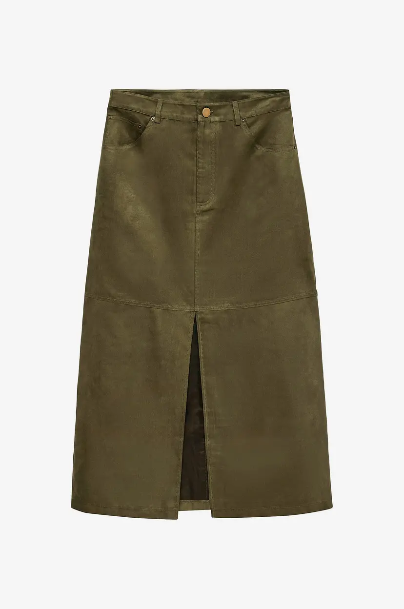 Vero Moda Skjørt Vmkathy HW Midi Skirt Wvn Exp - Grønn