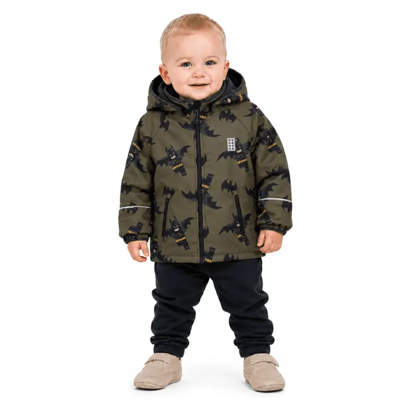 LEGO Kidswear LEGO Kidswear Batman softshelljakke Scout 620, Mørk khaki