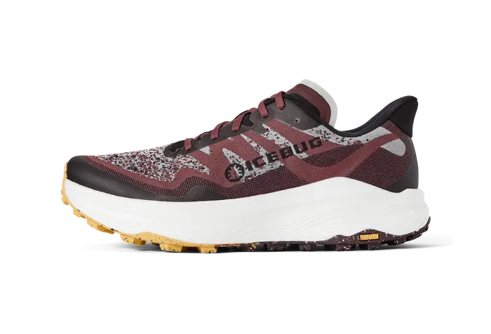 Icebug Järv Women's RB9X - Dark Cherry/Yellow
