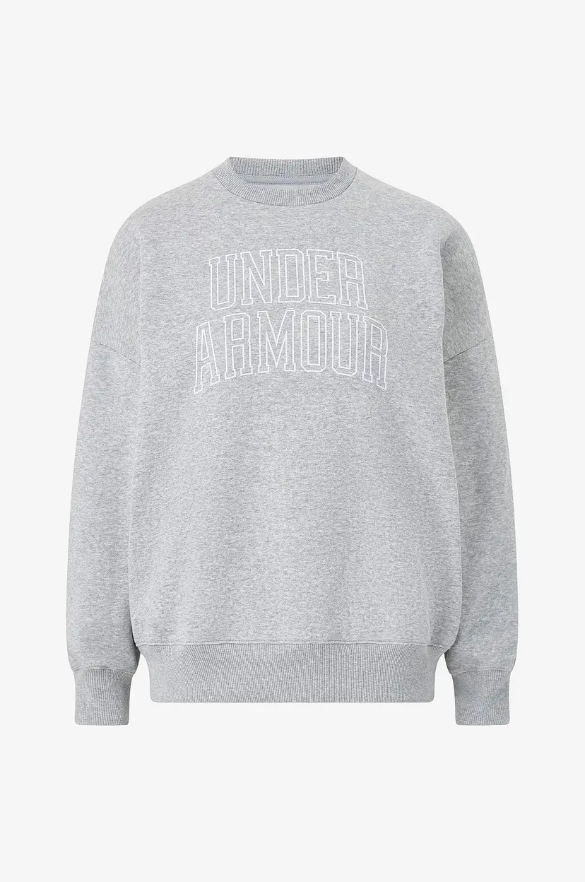 Under Armour Collegegenser Rival Flc OS Varsity Crew - Grå