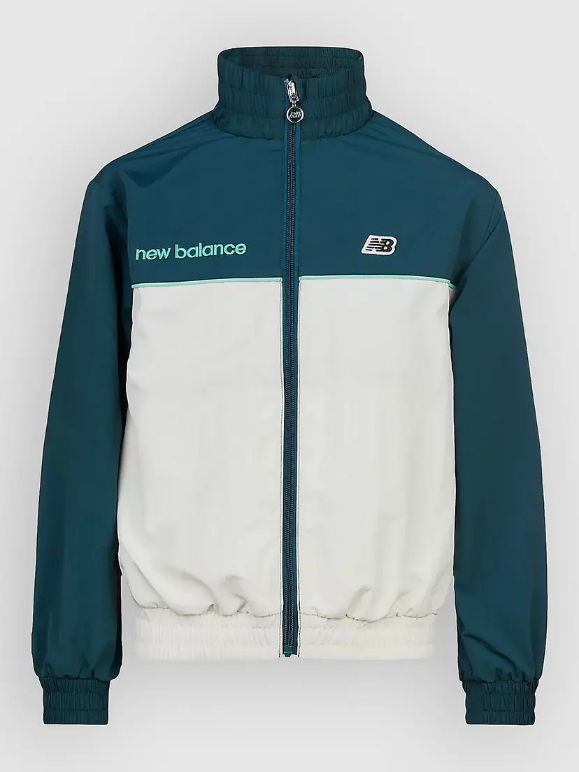 New Balance New Balance Premium Sports Zip Thru Funnel Kids Jakke grønn