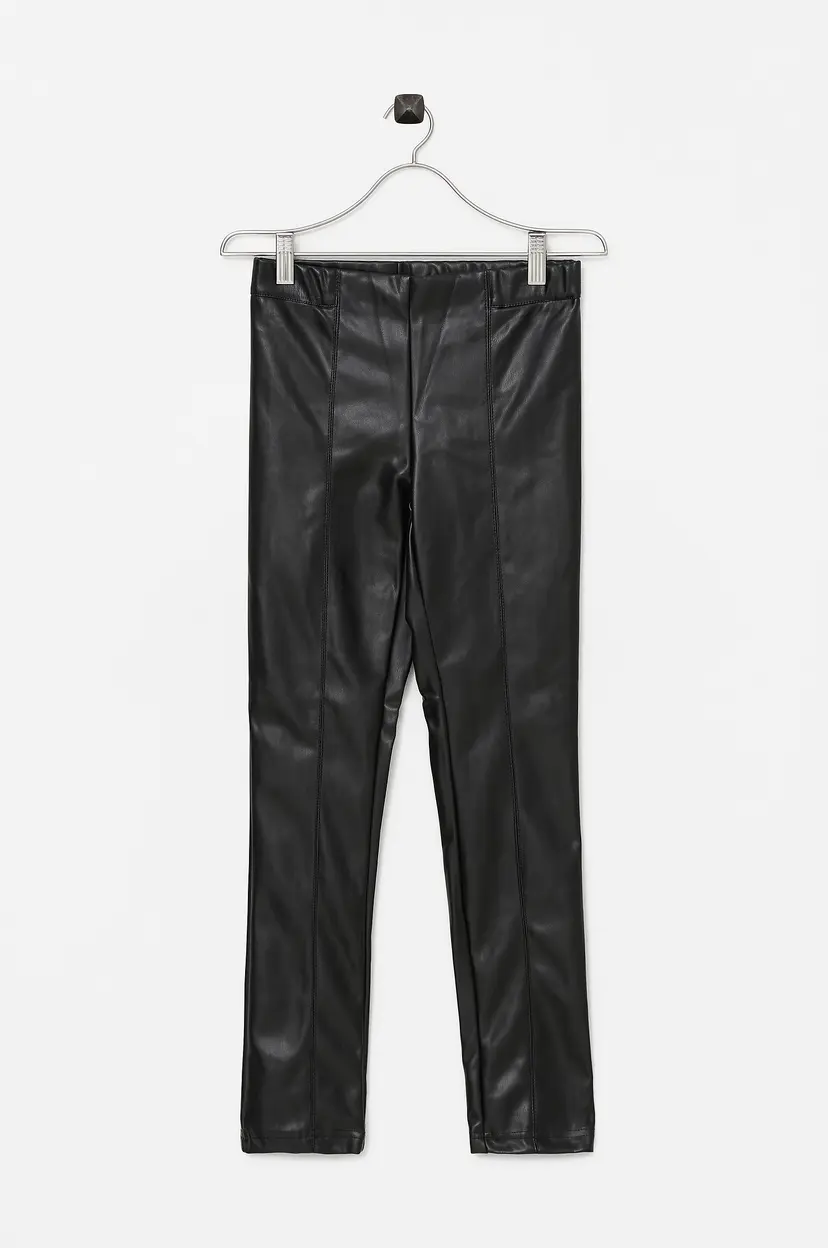 Kids Only Leggings konRuma Faux Leather Leggings Pnt - Svart