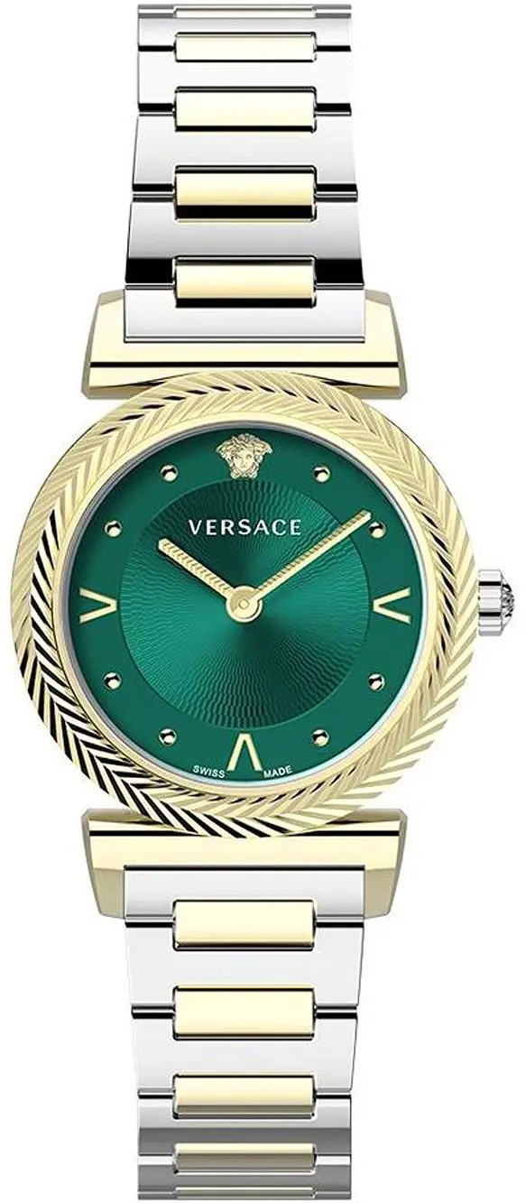Versace Versace Dameklokke VERE01319 V Motif 35mm Grønn/Stål Ø35 mm