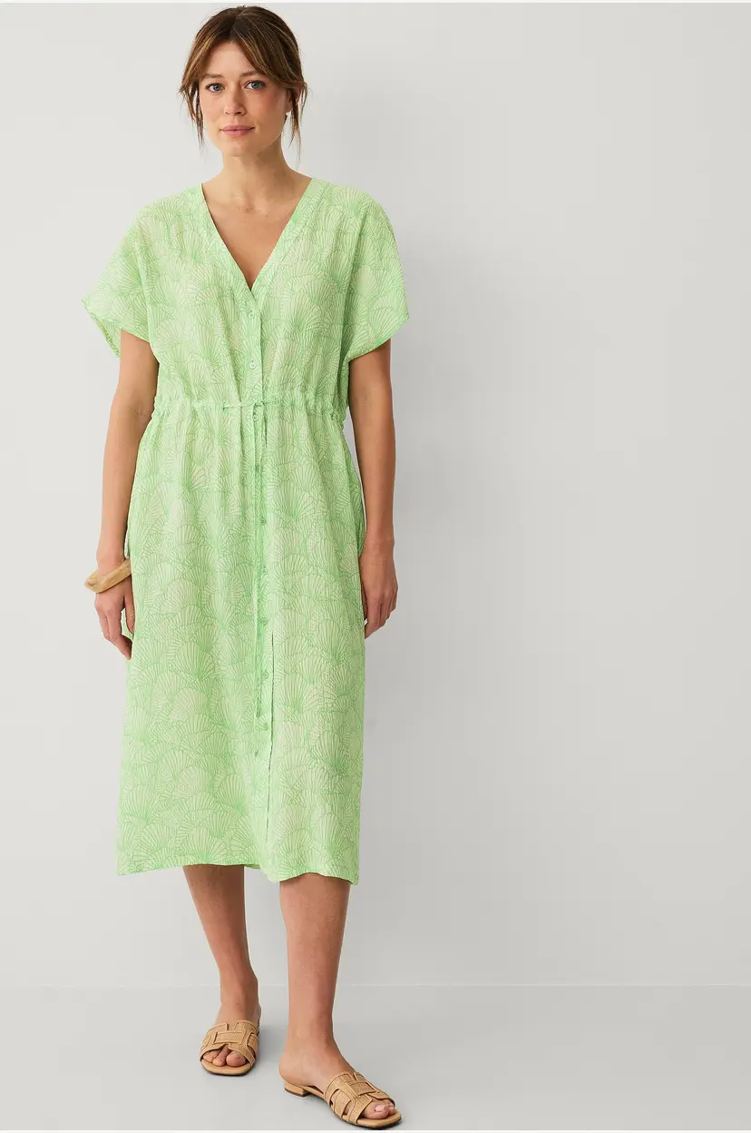 Vila Kjole viLimia Lona S/ Midi Dress - Grønn