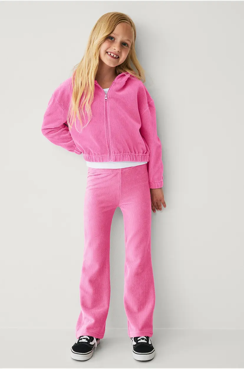 Ellos Collection Leggings i velur - Rosa