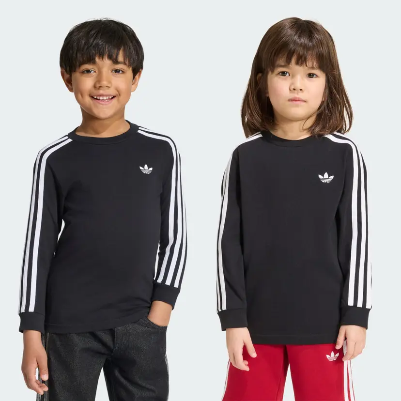Adidas 3-STRIPES LONG SLEEVE T-SKJORTE